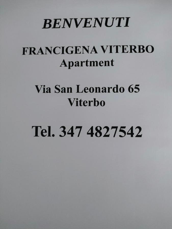 Francigena Viterbo Apartment Con Parcheggio Gratuito A Soli 2 Minuti Екстер'єр фото