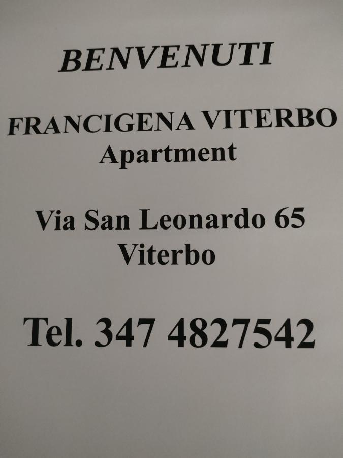 Francigena Viterbo Apartment Con Parcheggio Gratuito A Soli 2 Minuti Екстер'єр фото
